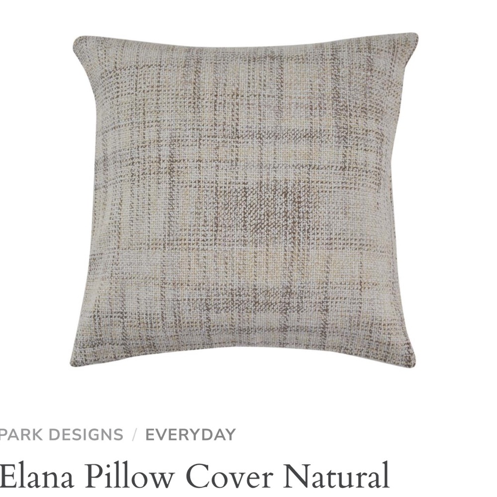 2 Park Design natural Elana pillow covers